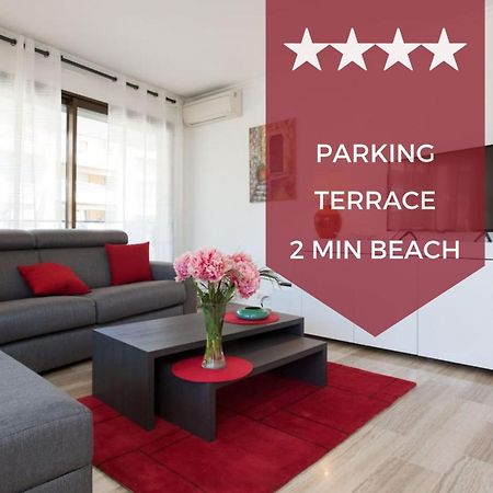 3-Room Apartment With Terrace In Palm Beach 戛纳 外观 照片