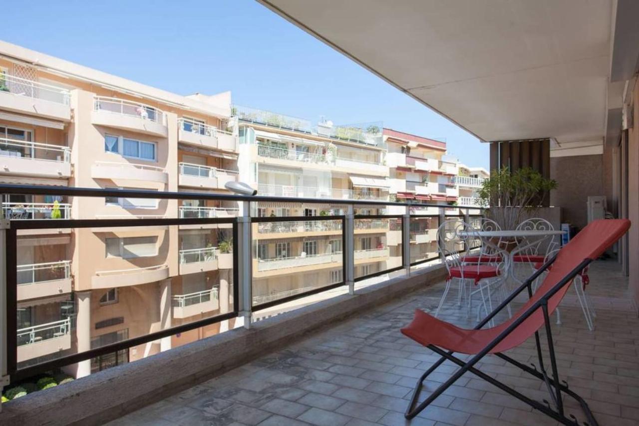 3-Room Apartment With Terrace In Palm Beach 戛纳 外观 照片
