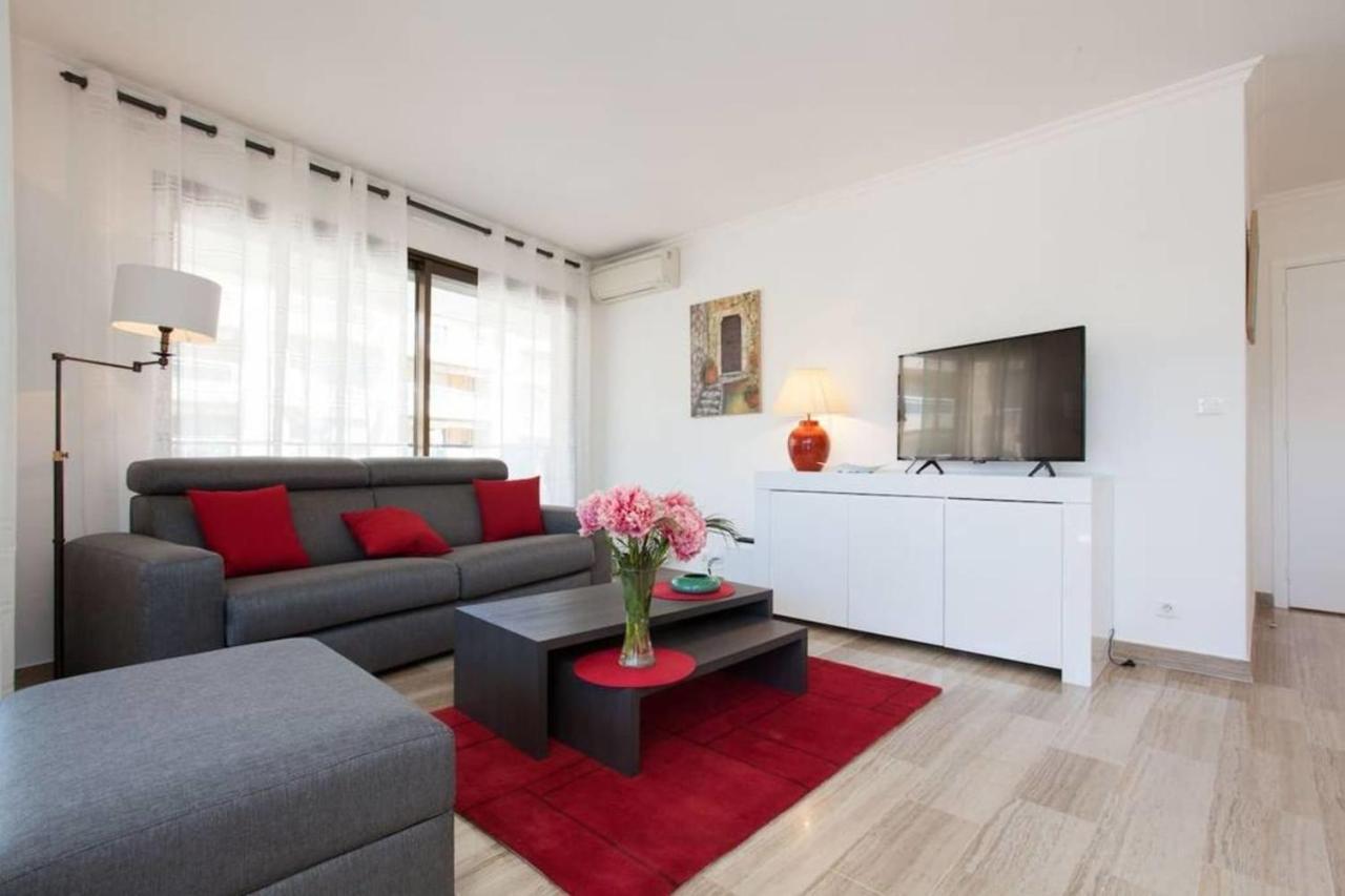 3-Room Apartment With Terrace In Palm Beach 戛纳 外观 照片
